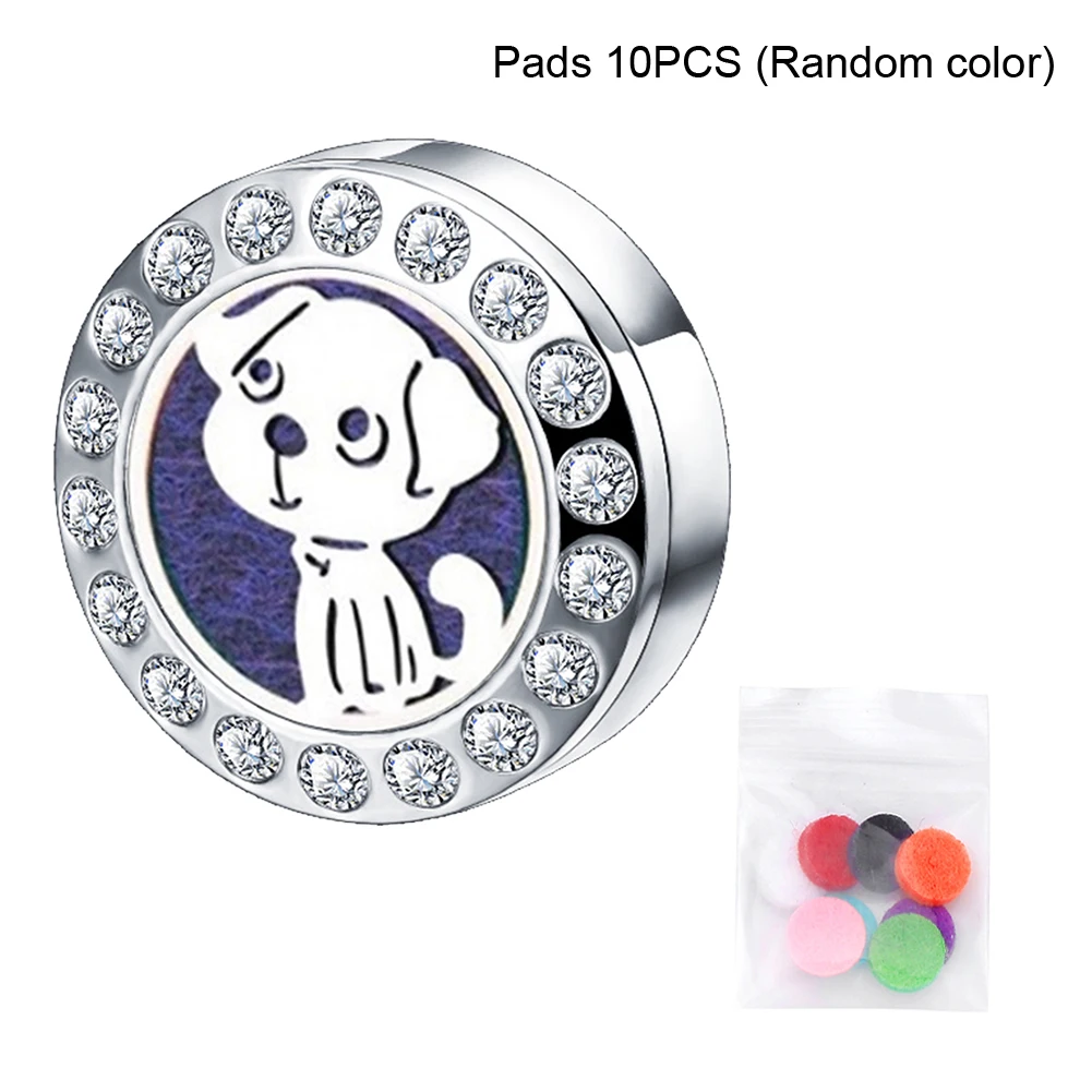 

Крышка для лица с 10 вставками, Мини магнитный зажим Air Fresh, диффузор из нержавеющей стали для эфирных масел, Нержавеющая Пряжка для ароматера...