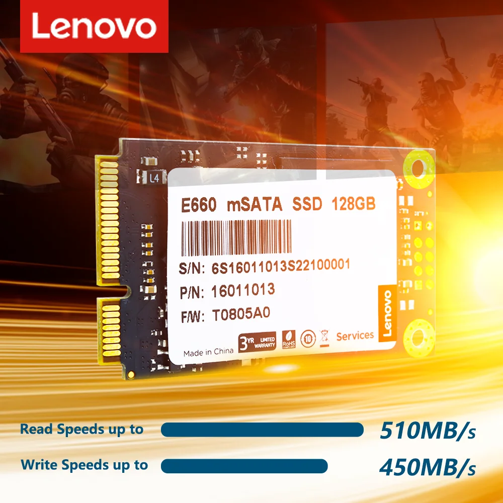 Lenovo mSATA SSD 512GB 1TB 128GB 256GB Internal Solid State Drive High Performance Hard Disk for Desktop Laptop Ideapad images - 6