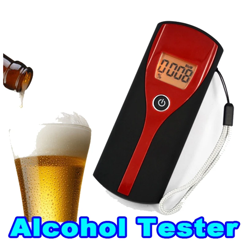 

Digital Alcohol Breath Alert Breath Tester LCD Display with audible alert Quick response The Breathalyzer Parking Breathalyser