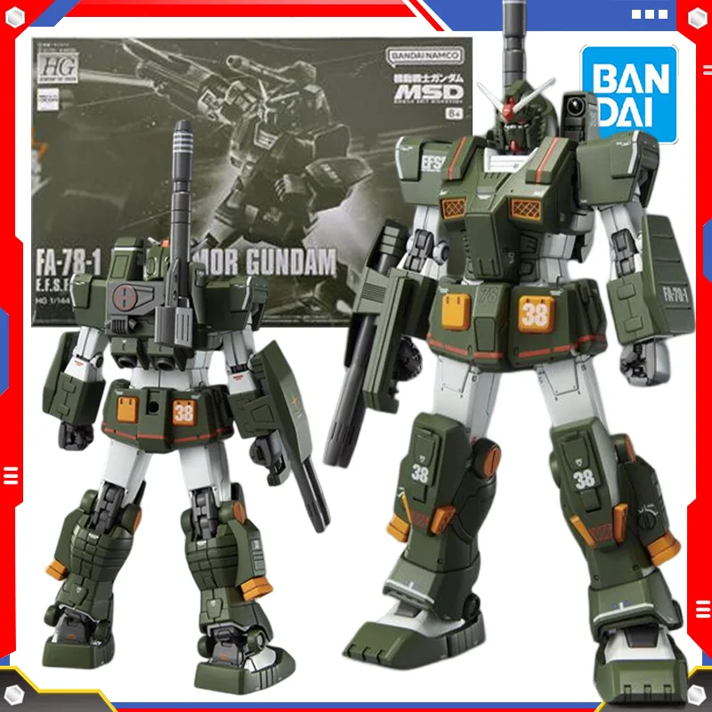 

Bandai Original HG GTO 1/144 FA-78-1 FULL ARMOR Gundam PB limited Anime Action Figure Assembly Model Kit Robot Toy Gift for Kids