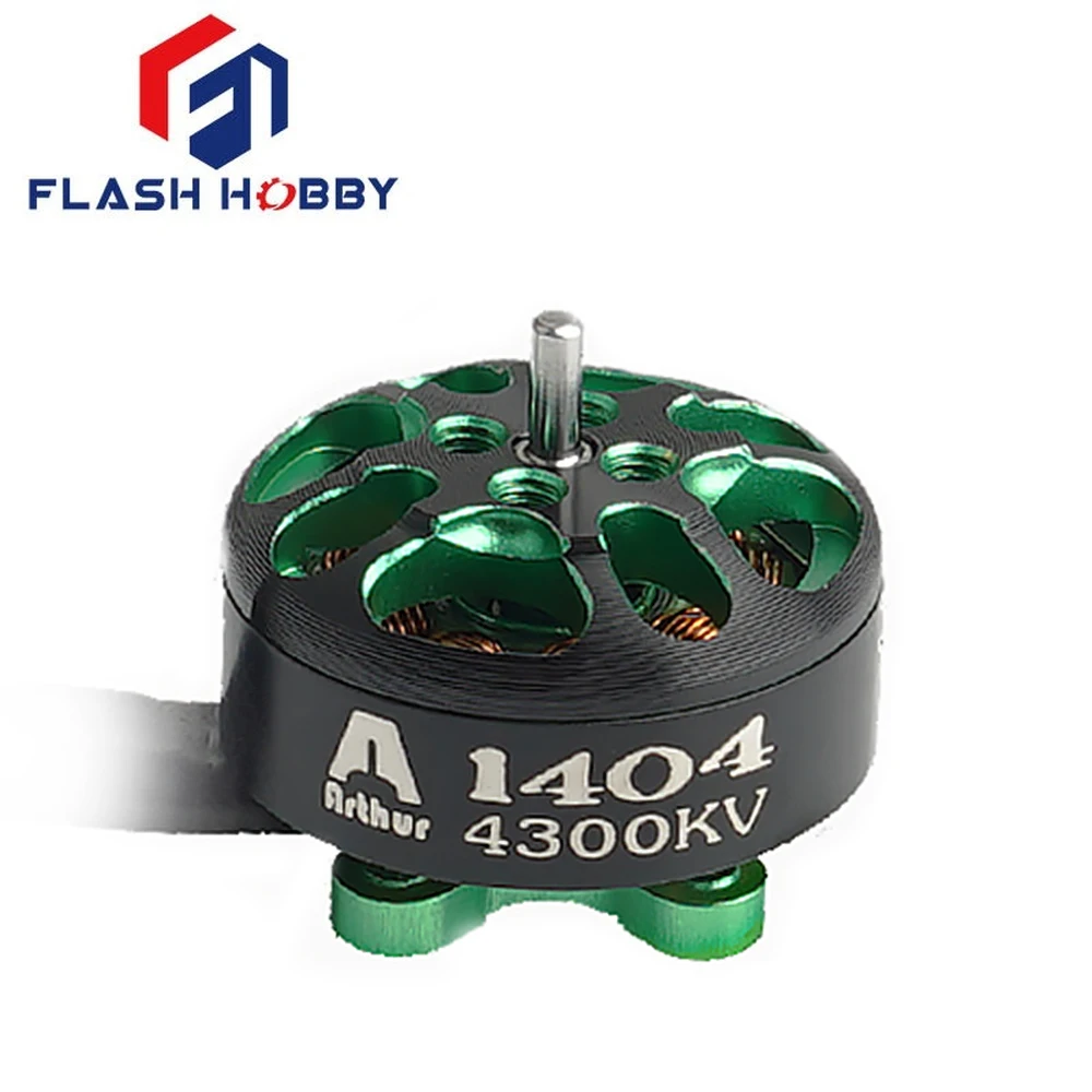 Флэш хобби Артур A1404 3000KV 3800KV 4300KV 6000KV 2-4S бесщеточный двигатель для RC FPV Racing Freestyle 3-дюймовый Cinewhoop канальный Дрон