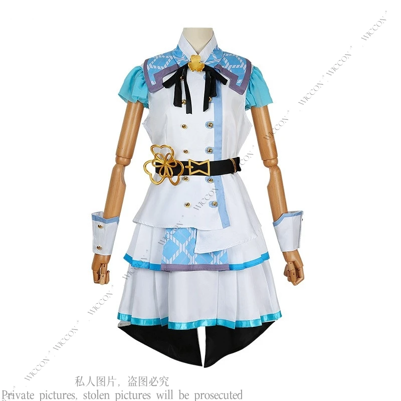 PJSK MMJ Больше прыжок! Momoi Airi Hinomori Shizuku Kiritani Haruka Hanasato Minori Косплей Костюм Парик