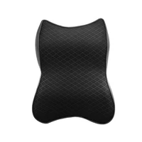 car seat headrest black pad pillow for car sleep neck support breathable mesh fabric memory foam pillow head cushion