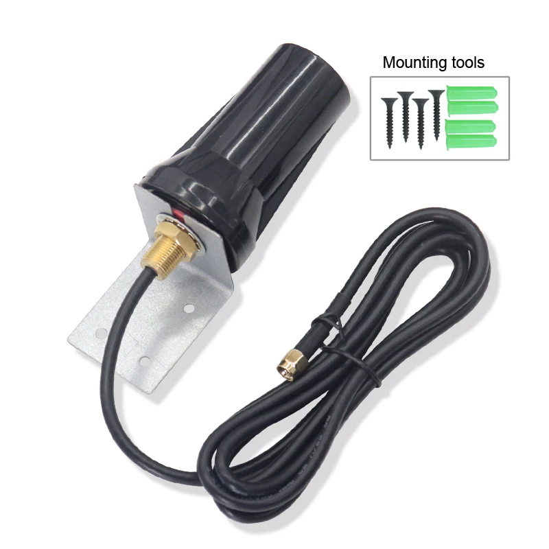 Wall Mounting Omni 5G 4G 3G LTE External WiFi Aerial IP67 Waterproof Full Band Cabinet Antenna With RG58 Low Loss Copper Cable