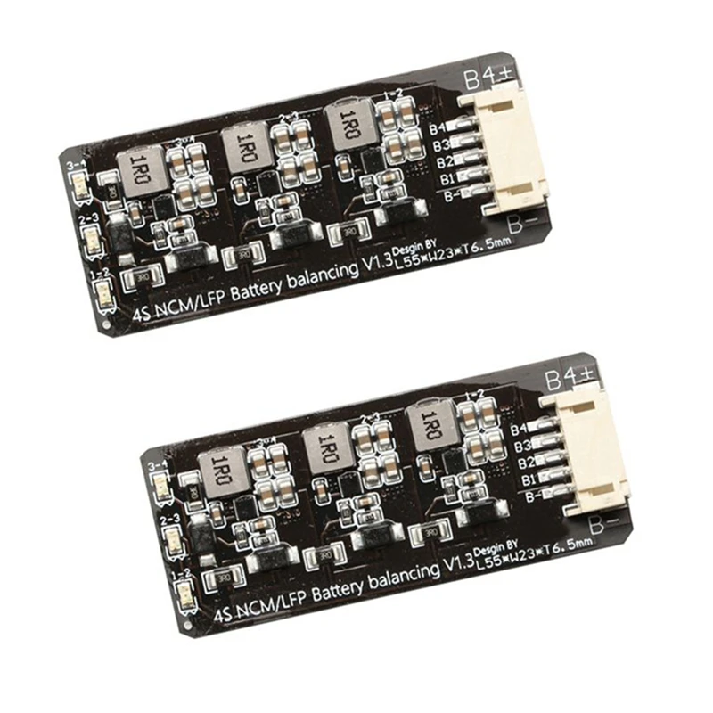 

2 шт., встроенный балансир литий-ионных аккумуляторов Lipo Lifepo4 LFP