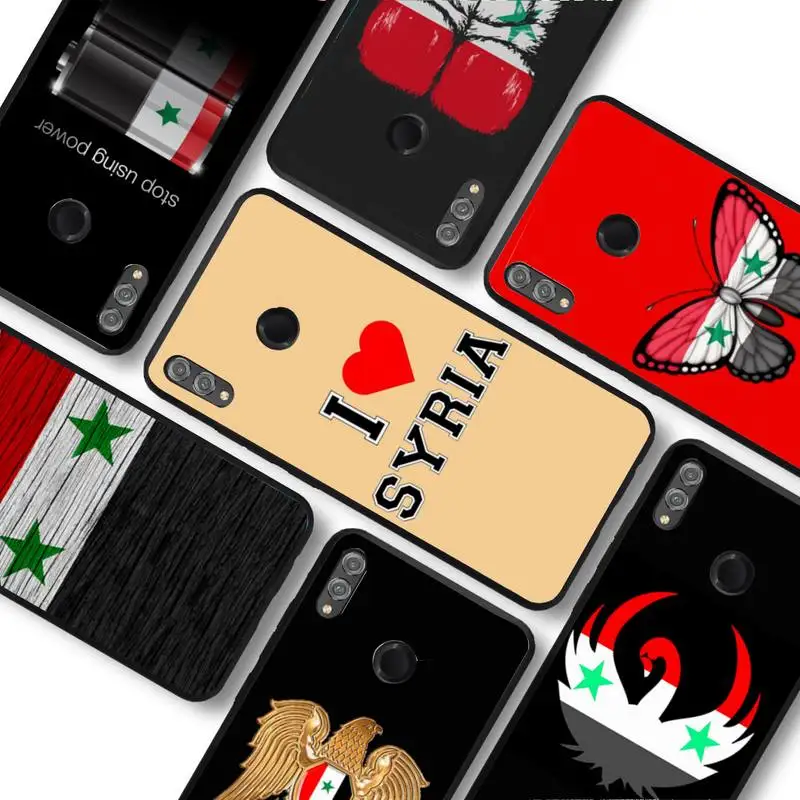 

Syria Flag Phone Case For Huawei honor 10Lite 10i 20 8x 10 for Honor 9lite 9xpro Back Coque