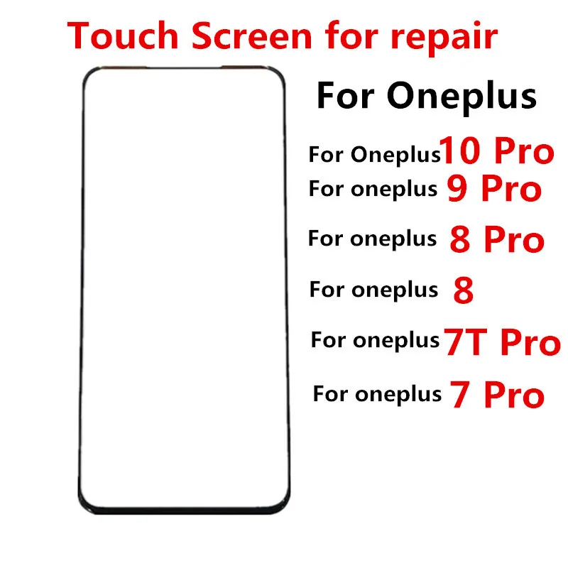 Внешний сенсорный экран для Oneplus 10 9 8 Pro 7 7T 8Pro передняя панель ЖК-дисплей внешняя