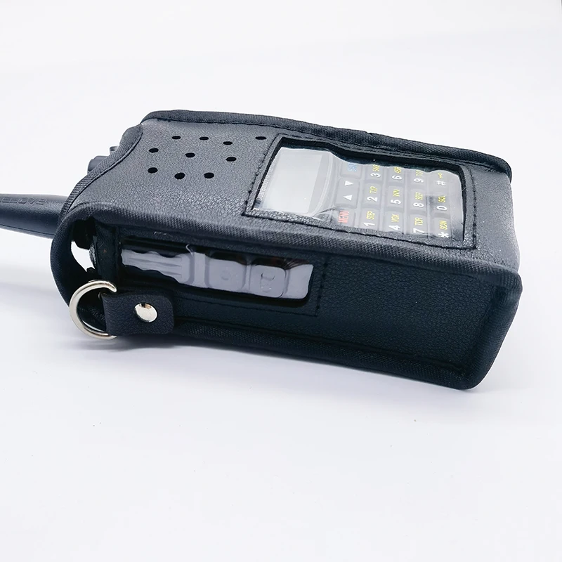 Durable BaoFeng UV-9R Series Walkie Talkie Soft Leather Case Cover Bag for UV-9R Plus Pro A58 BF-9700 GT-3WP UV-XR UV-5S Radio