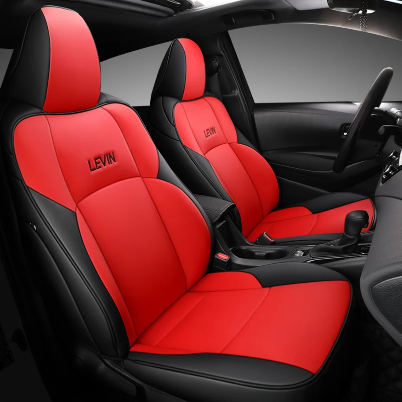 

Custom Fit Car Seat Covers for Toyota Select Corolla / Levin Sedan 2019 2020 2021 2022 Leather Full Set Styling Accessories