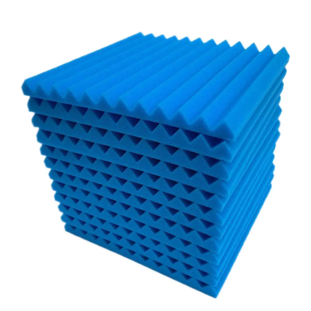 

12/24pcs Acoustic Panels Studio Acoustic Foam Sound Foam Sound Proofing Protective Sponge Soundproof Absorption Treatment Panel