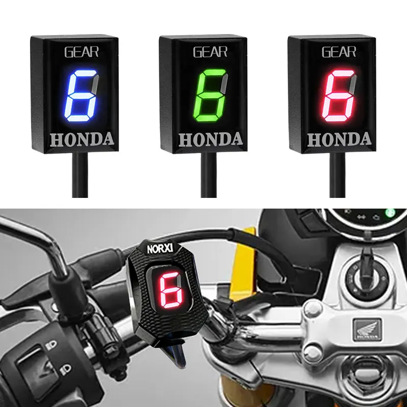 Фото Индикатор шестерни honda CB1100SF CB600S CBR150 CBR600 F3 F4 F4i FS CBR929RR CBR1100XX 599 919 Hornet VFR750, дисплей скорости шестерни 1-6 №3