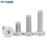 Болты с шестигранной головкой из нержавеющей стали M1.6-M8, 10 шт.