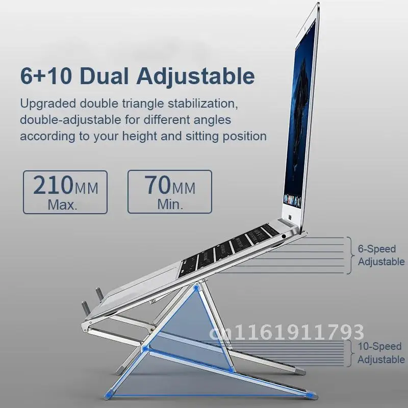 Подставка для ноутбука MacBook Pro Air портативный охлаждающий кронштейн регулируемый