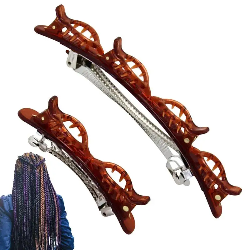 

2 шт., двойные заколки для волос, тройные заколки для волос