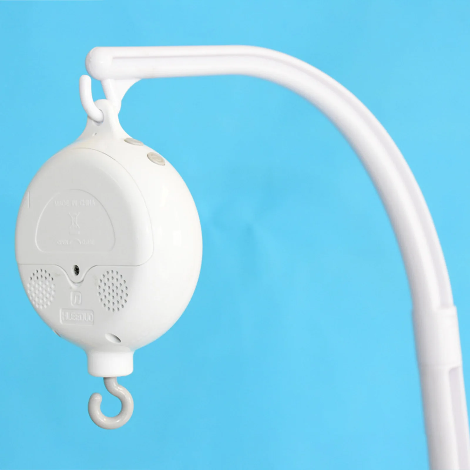 

Музыкальный мобиль с питанием от батарейки для детской кроватки, Музыкальная шкатулка с 12 мелодиями, без рук, с поворотным крючком, DC 3 в