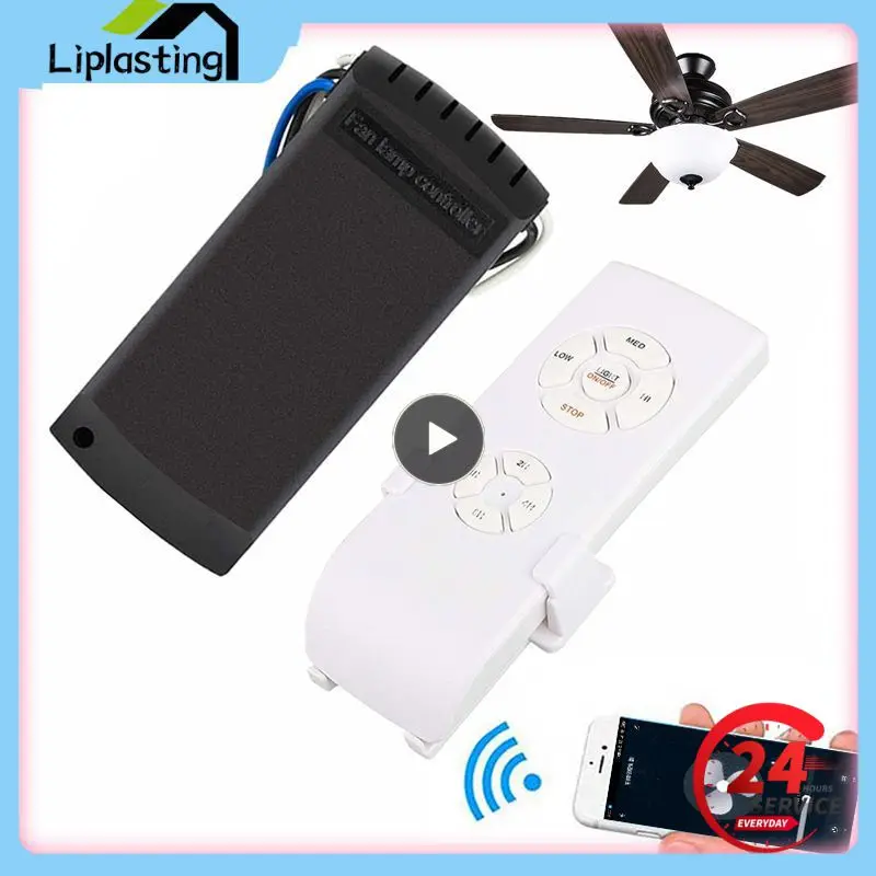 

Universal Ceiling Fan Controller Light Ntelligent Speed Ceiling Fan Lamp Tuya Wifi Smart Smart Remote Remote Controller Kit Diy