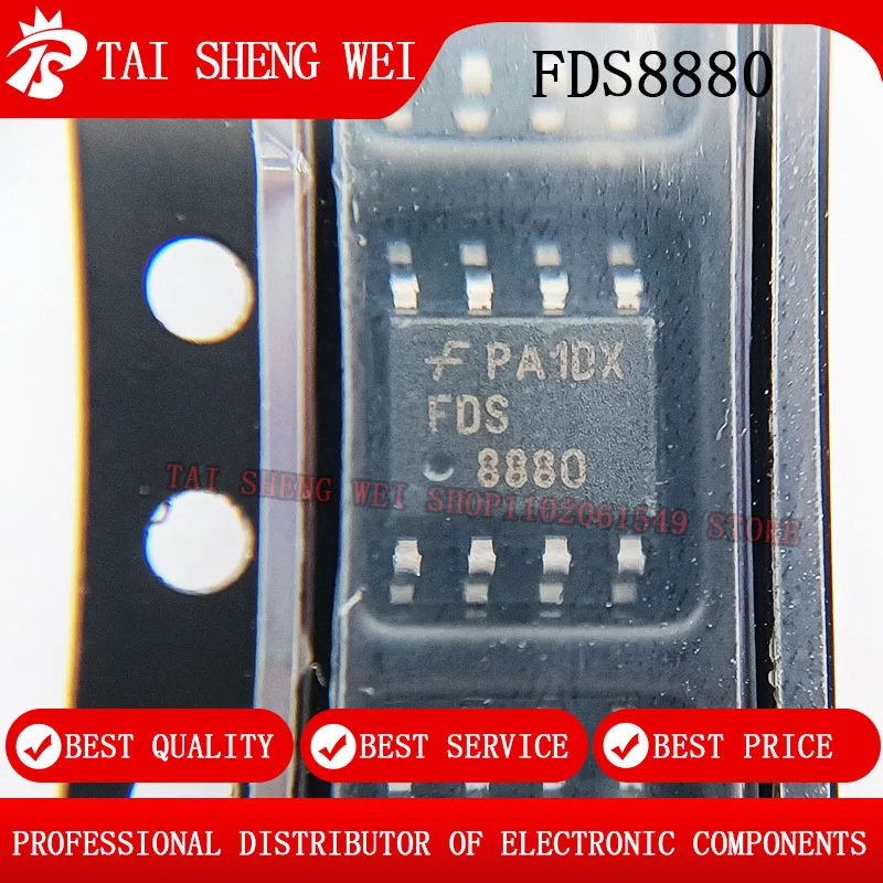 10 шт. FDS8880 FDS9926A FDS9945 FDS9435 FDS8958 FDS8878 FDS8813 FDS6984 FDS6910 FDS6900 FDS6890 FDS6675 FDS4935 FDS4435 SOP-8