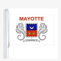 mayotte local flag90150cm 100 polyester bannerdigital printing