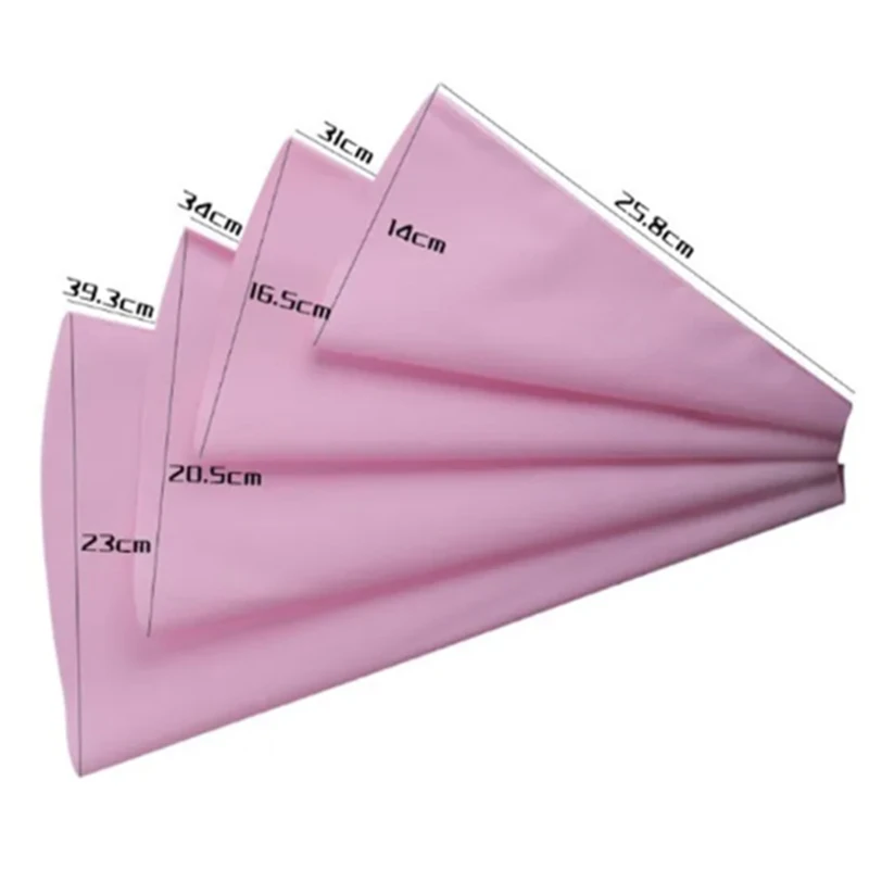 4 шт. кондитерский мешок силиконовая глазурь крем кондитерские насадки сумки для