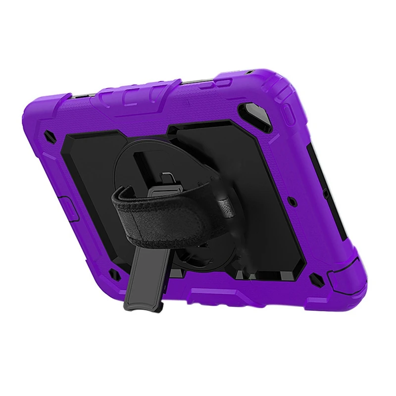 

Tablet Pc Silicone Shockproof Cover with Stand Shoulder Strap Pen Holder for iPad Mini 5/ 4 7.9 Inches