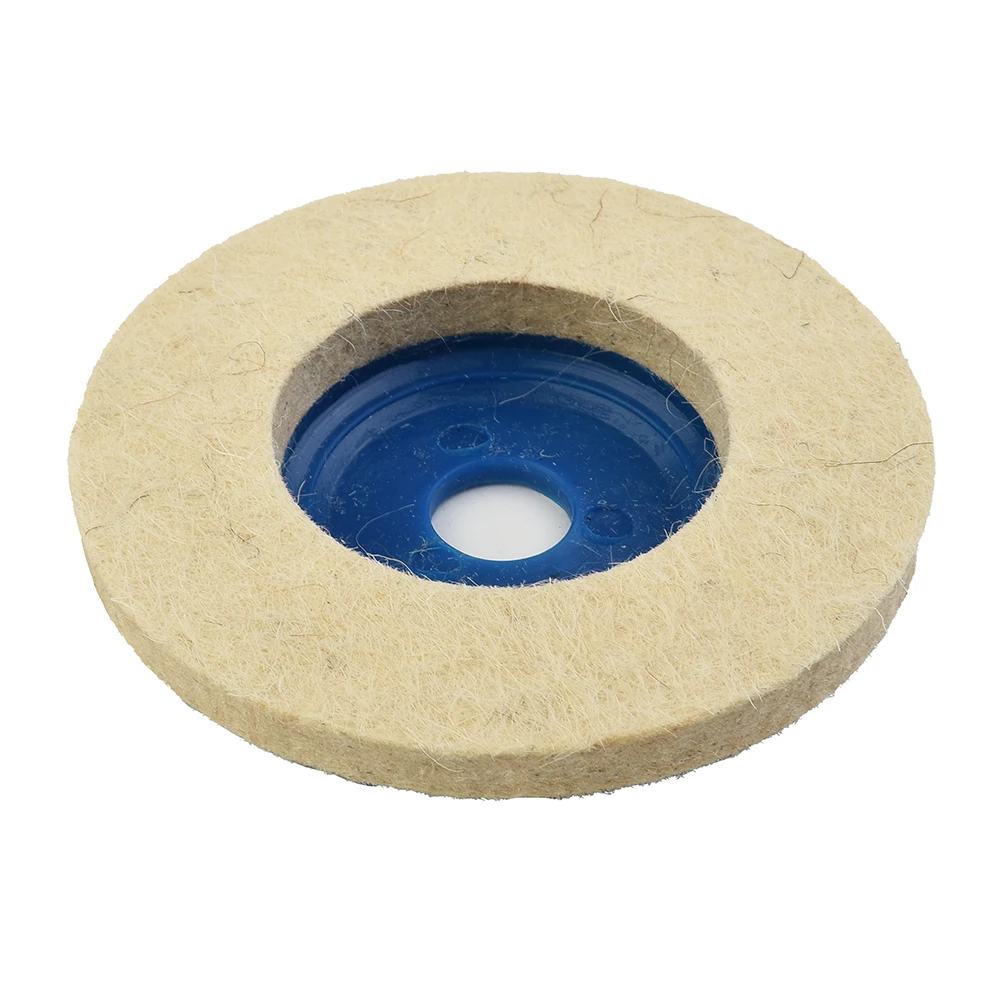 

3 100mm 4-inch Wool Polishing Pads Buffing Wheel Felt Disc Pads For 100 Angle Grinder Power Tools Accessory