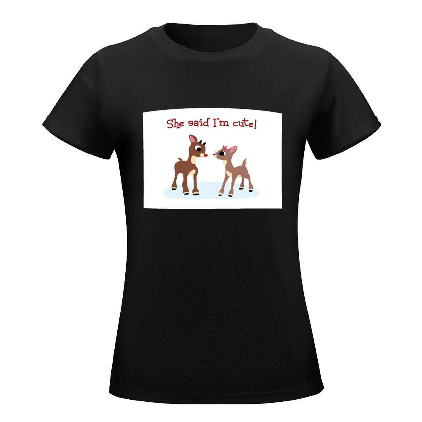 Она сказала что я милая! Футболка одежда хиппи женская летняя