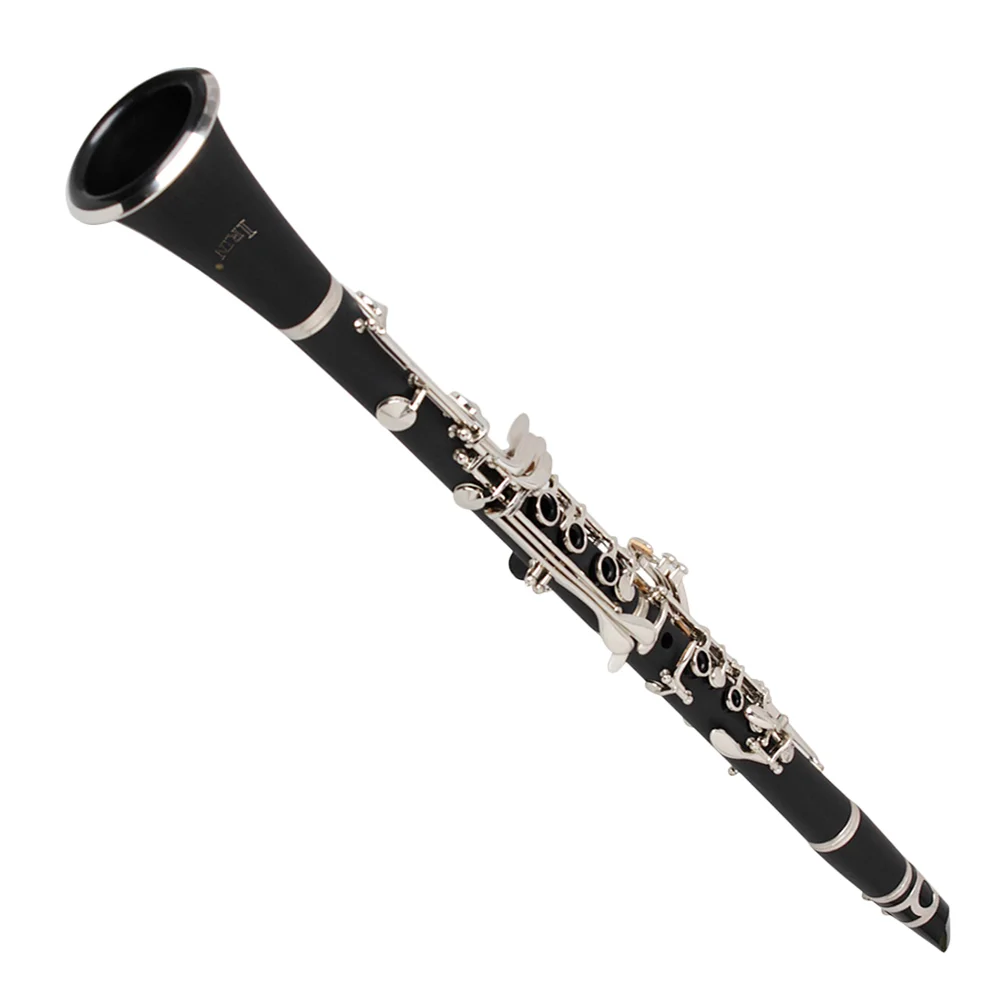

Bakelite Clarinet Flat Clarinet with Storage Case for Beginners ( Black )