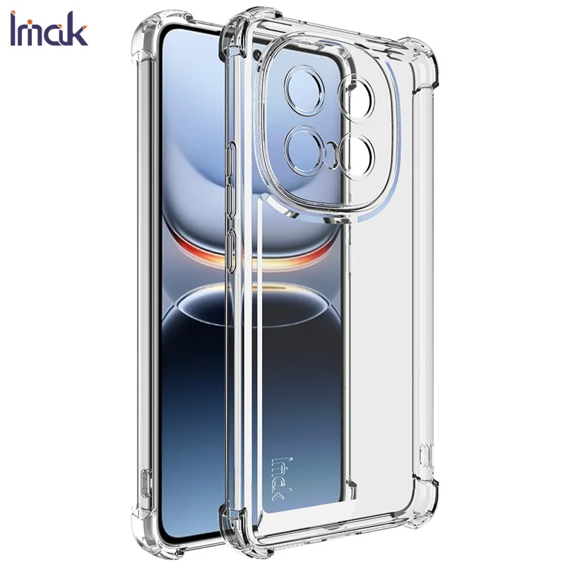 Чехол для iQOO 13 5G серии IMAK UX-4 мягкий чехол с прямой рамкой