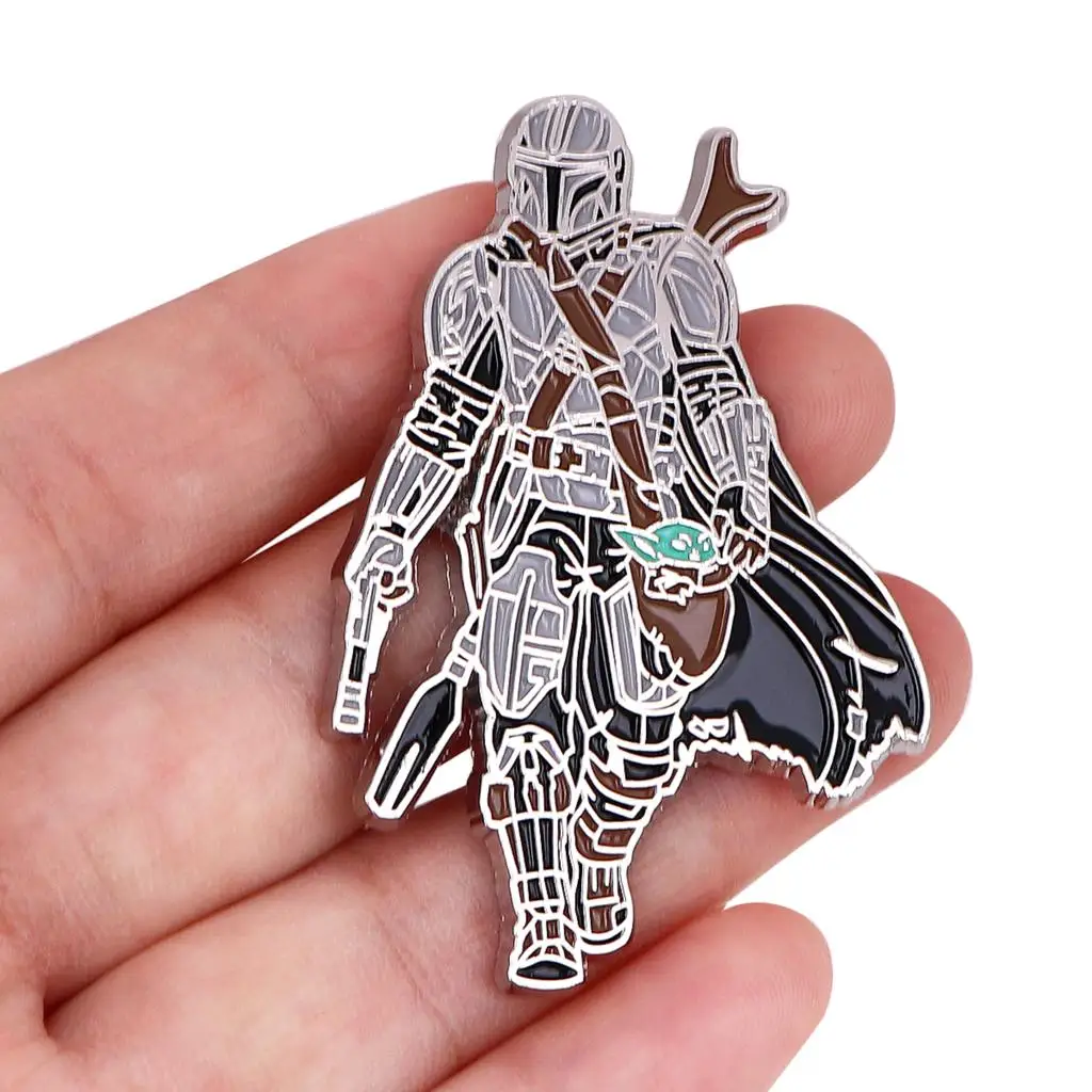 Мужская брошь в виде рыцаря значок на лацкан