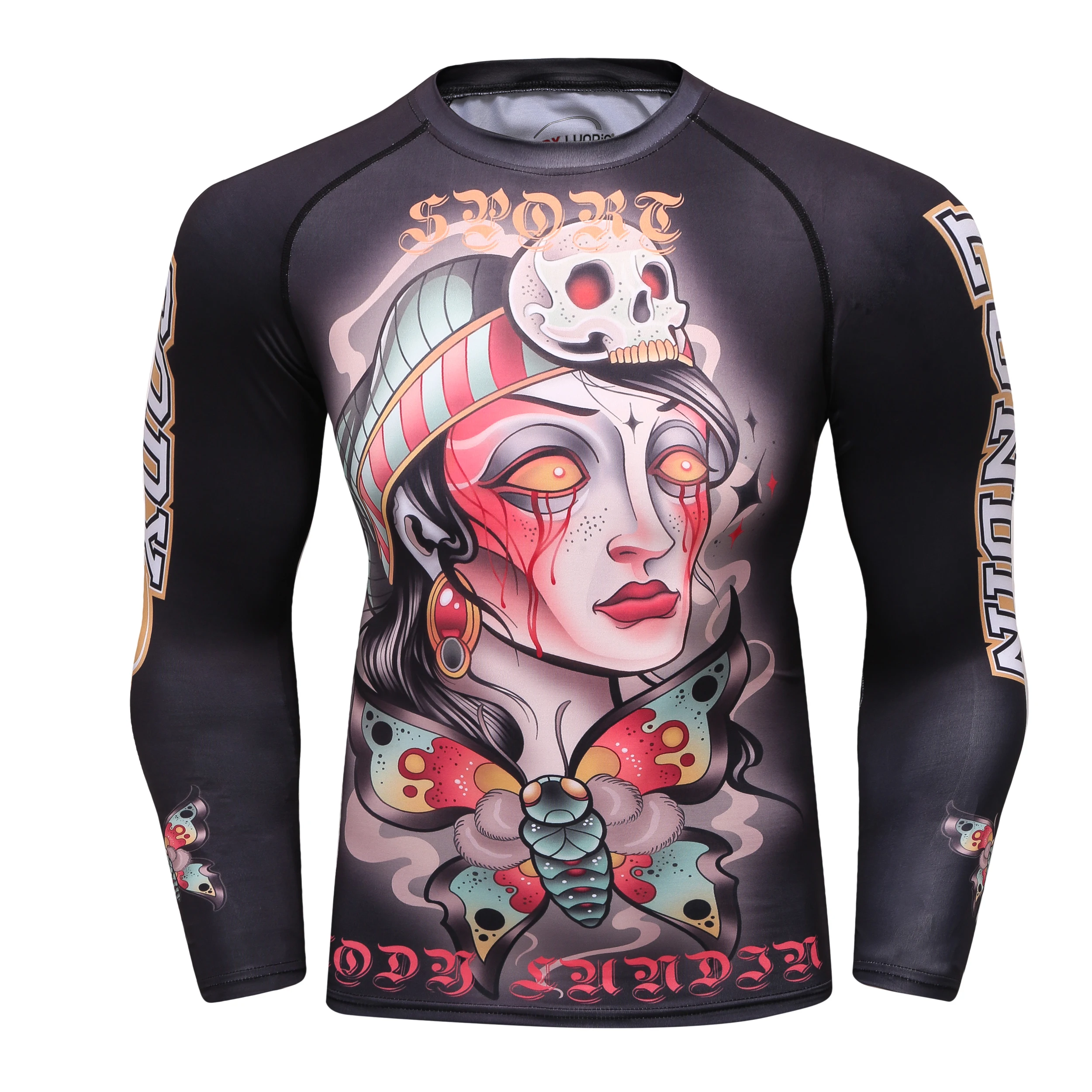 Новинка Высококачественная Мужская дышащая спортивная одежда футболки с