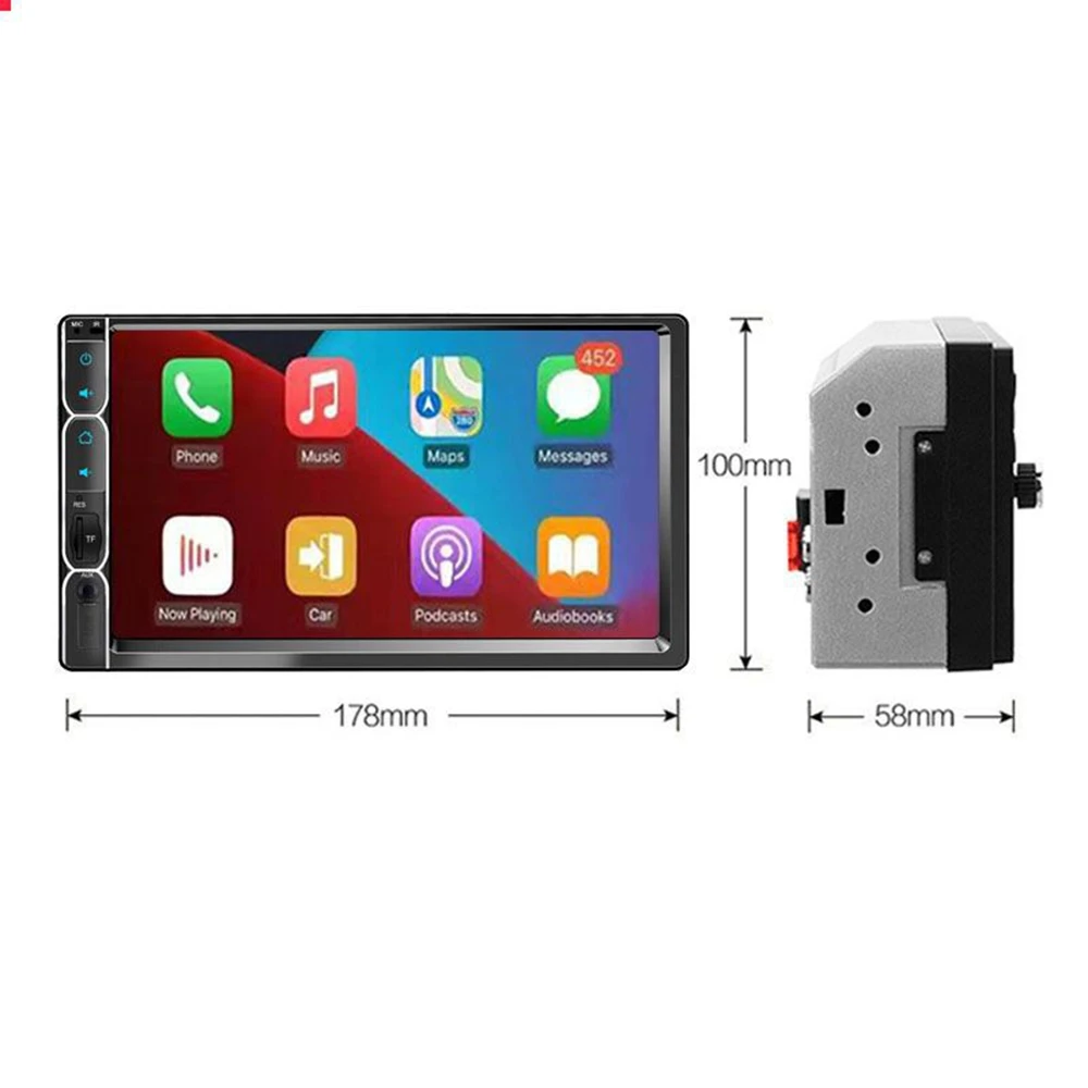 Автомагнитола с 7-дюймовым экраном автомобильная стереосистема Gps-навигация