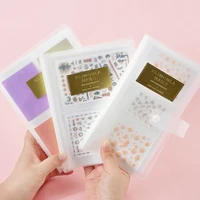 8084160 slots nail art sticker storage book large capacity exhibition photo album card package button type sticker collection