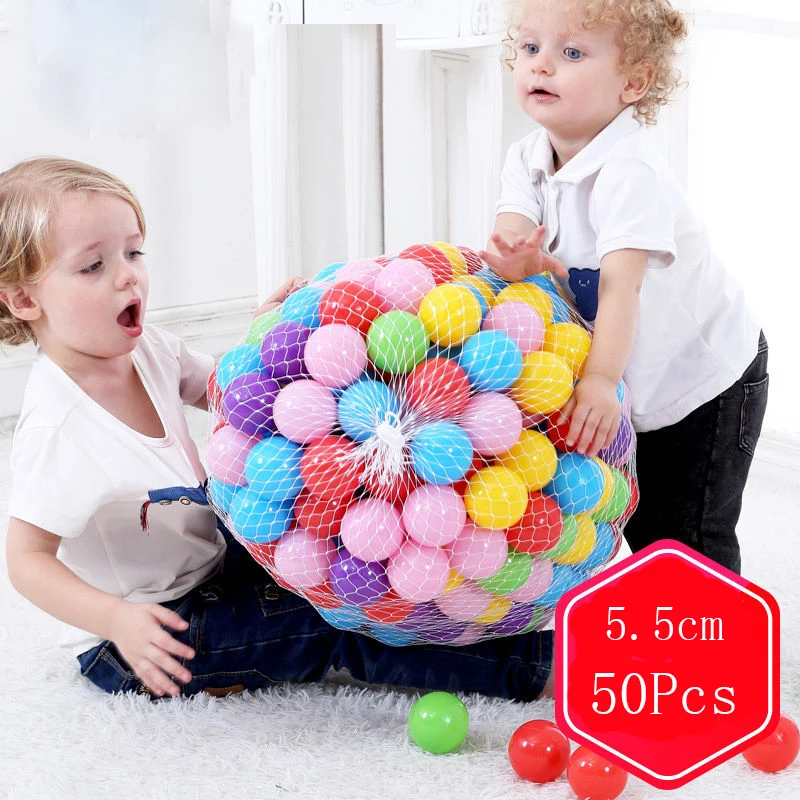 50Pcs 55MM Baby Plastic Balls Water Pool Ocean Ball Games fo