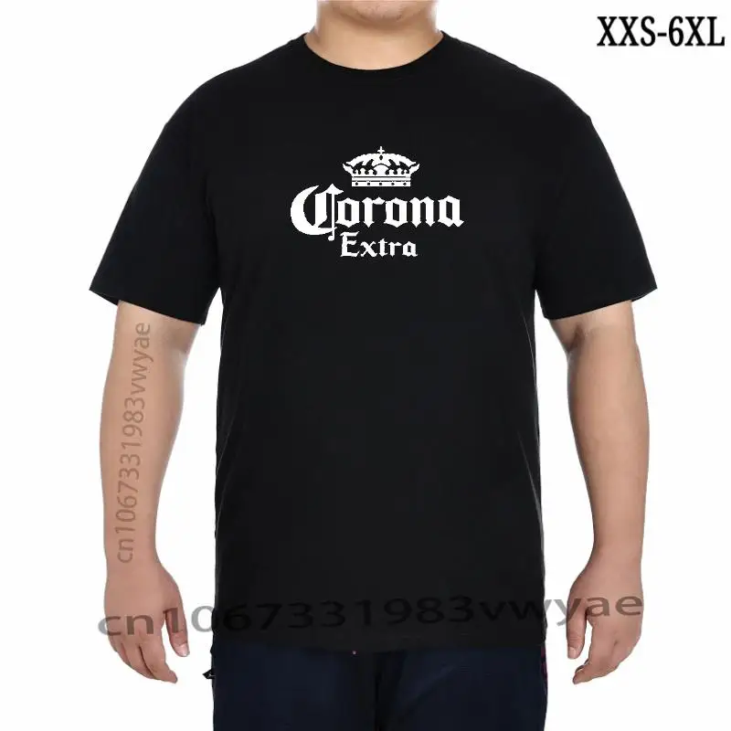

Футболка мужская с принтом короны, модная брендовая одежда, свободная стильная рубашка с Экстра-лентой, черная/белая, 1 шт., на лето