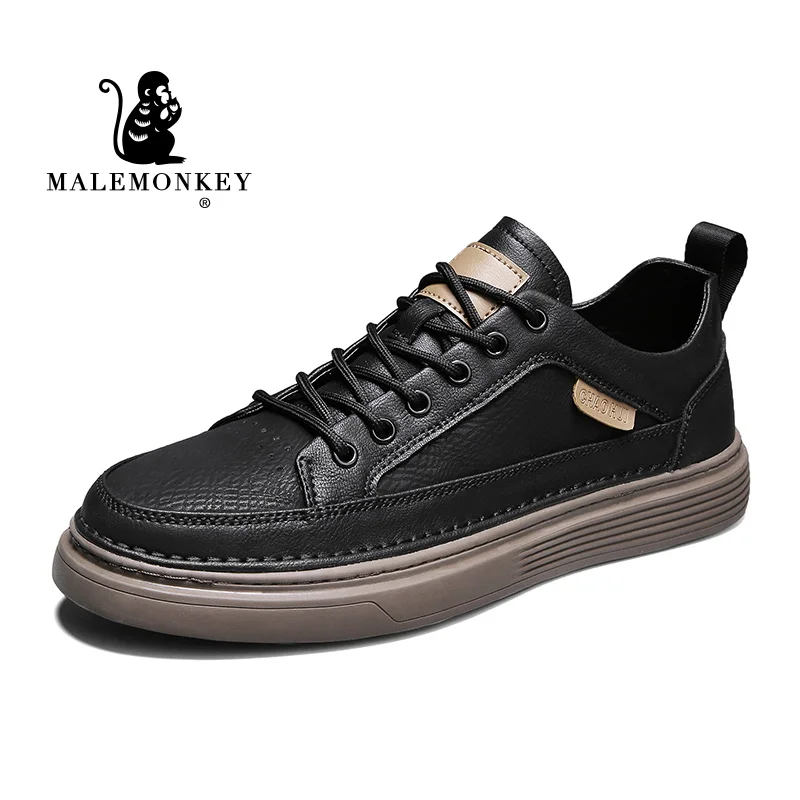 

Casual Men Shoes 2022 Spring Outdoor White Breathable Comfortable British Tooling Style Comfortable Shoes High Quality Handmade