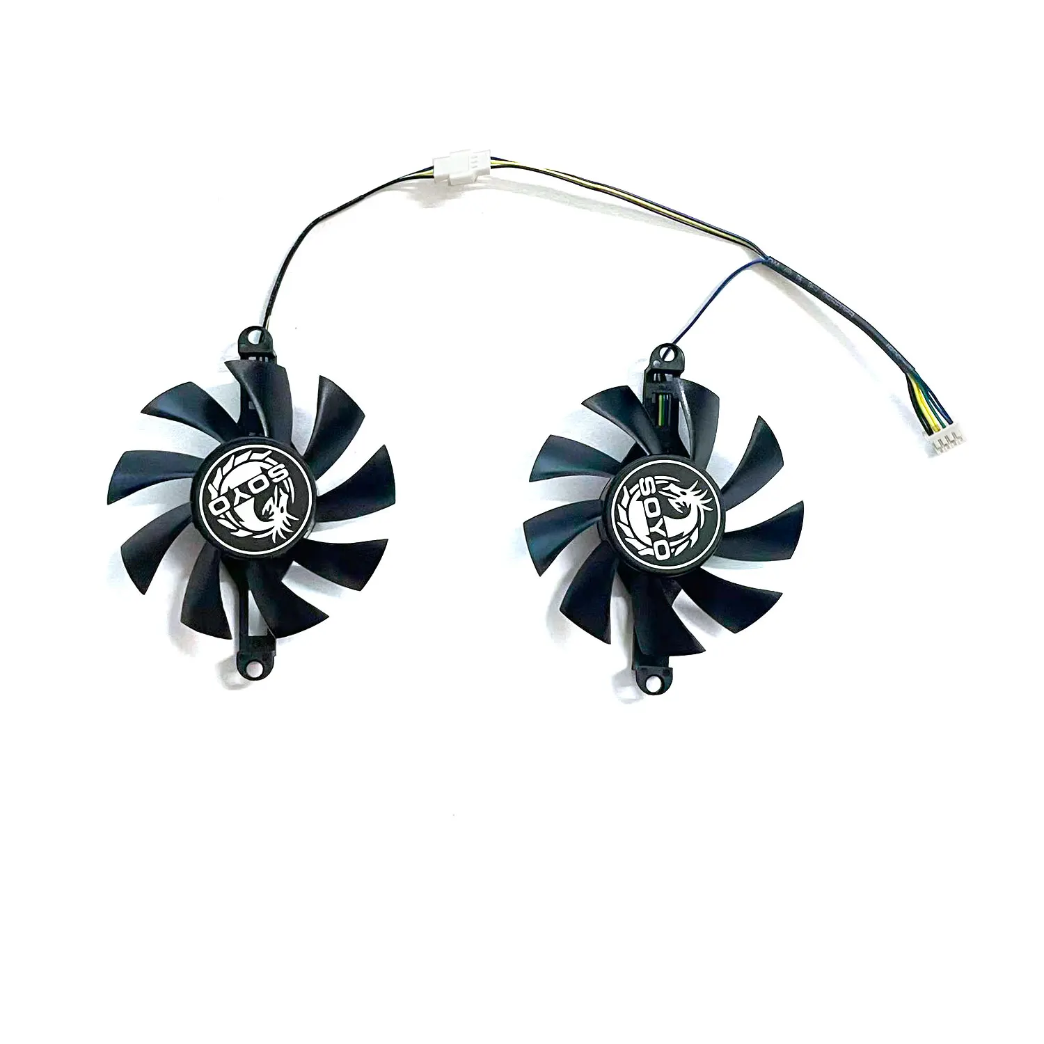 Сменный вентилятор GPU 75 мм 4PIN RX580 для игровой видеокарты SOYO AMD 8 ГБ GDDR5 256 бит