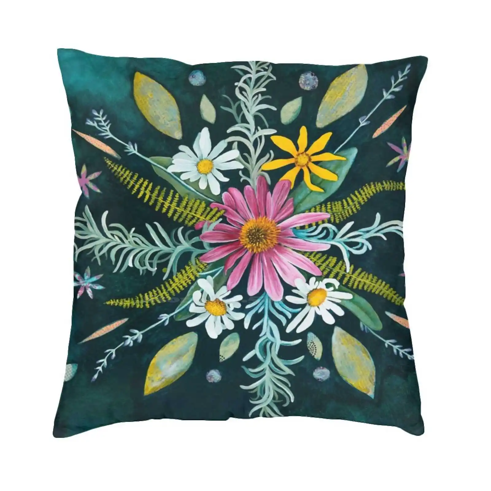 Лимита полевые цветы наволочка летняя Лити