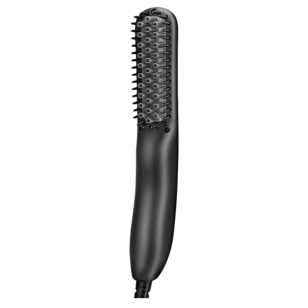 

Hair Brush with Built- in Comb Scald Ceramic Ionic Heating Hair Straightening Brush Heated Hair Straightening Comb for Men