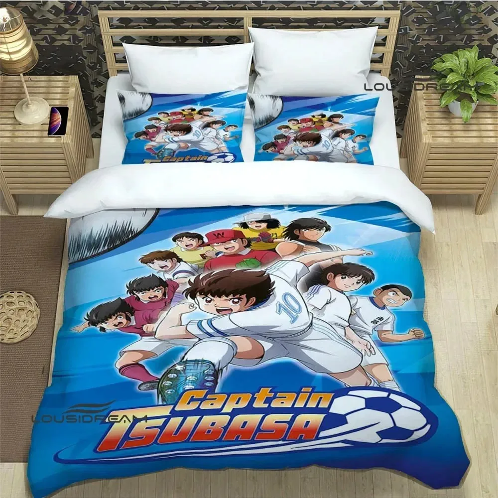 Комплект постельного белья Captain Tsubasa с рисунком из мультфильма изысканный