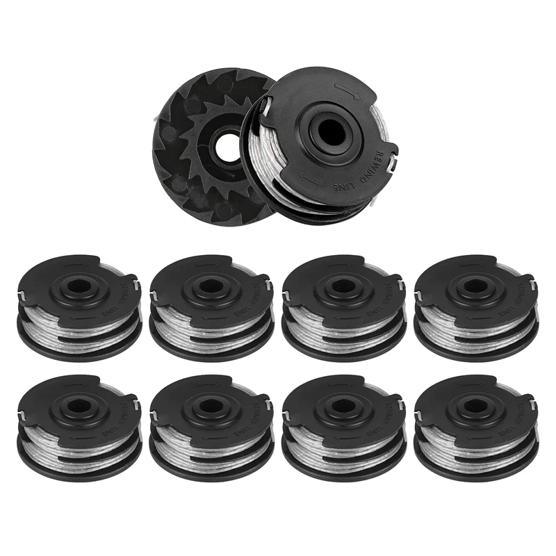 

10Pack 2900719 Weed Eater Dual Line Trimmer Replacement Spool For Greenworks Models 2101602 And 2101602A, 20Ft 0.065Inch