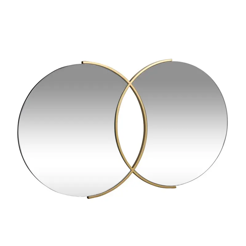 

Round Wall Mirror, Gold