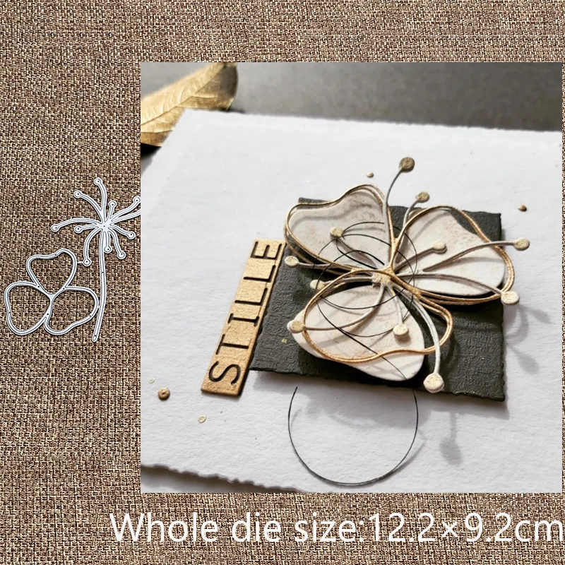 

XLDesign Craft Metal stencil mold Cutting Dies flowers decoration scrapbook die cuts Album Paper Card Craft Embossing