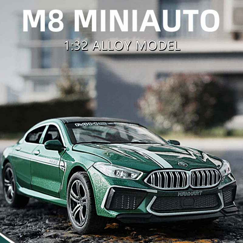 

Модель автомобиля из сплава 1:32BMW M8, Литые и игрушечные транспортные средства, модель игрушечного автомобиля из металла, модель высокой моде...