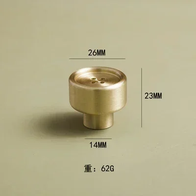 

Ручки для шкафов TINYHOB золотые из латуни