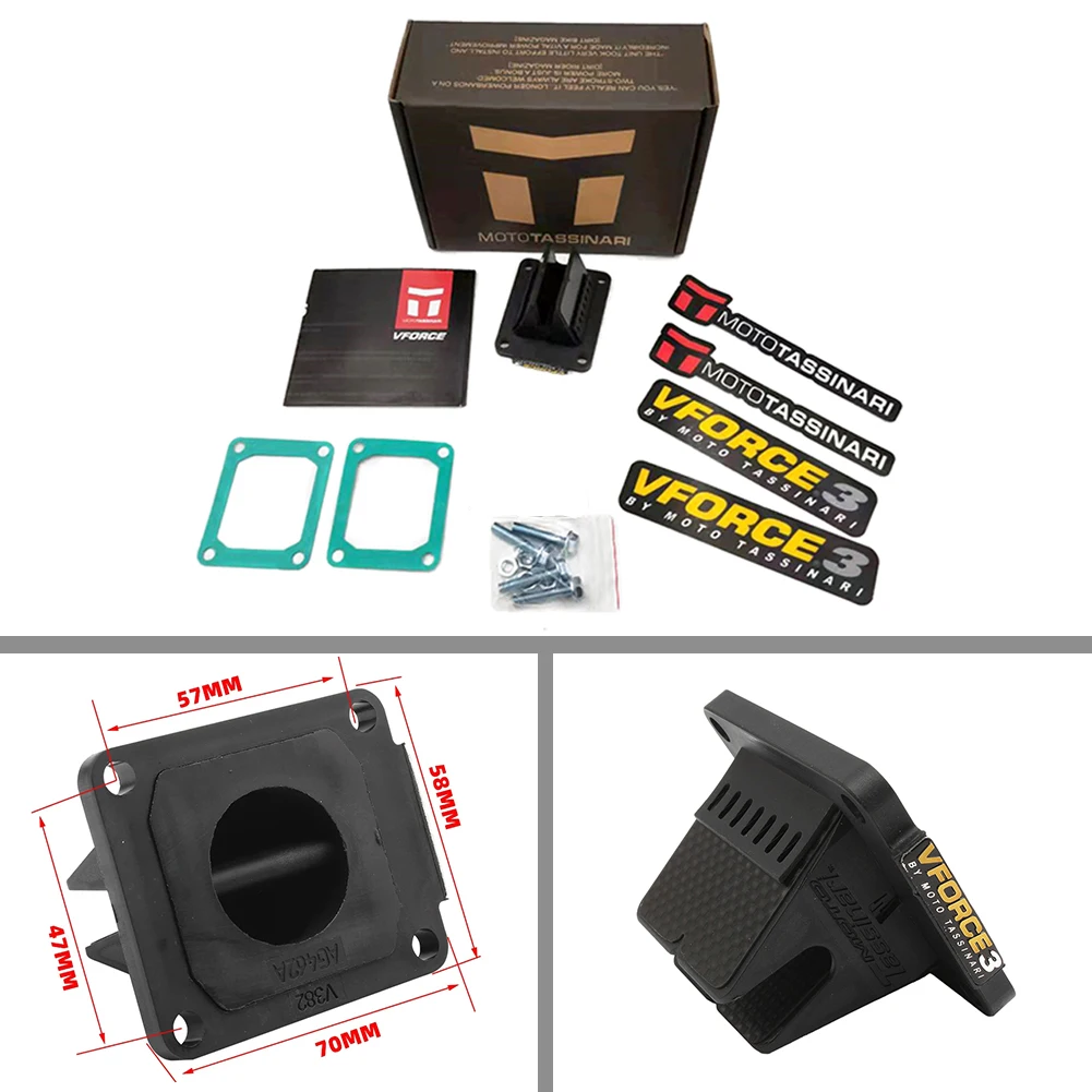 Тростниковая система клапанов Vforce 3 V Force для Yamaha YZ85 YZ80 YZ 80 85 RX KING язычковый блок стандарта 02-2019 Boite A Clapet V-Force 3 Box