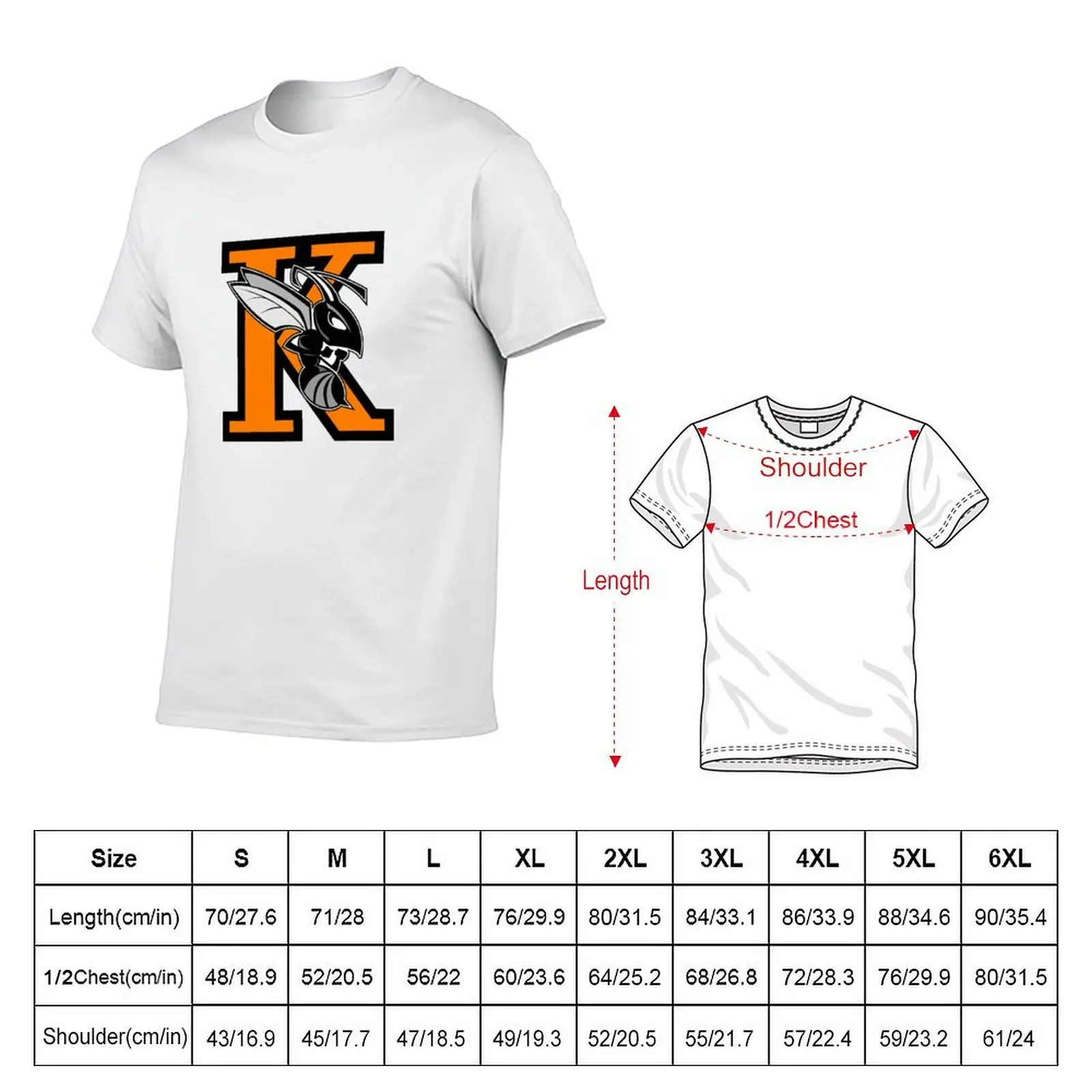 Фото Футболка Kalamazoo College с модным принтом и короткими рукавами №2