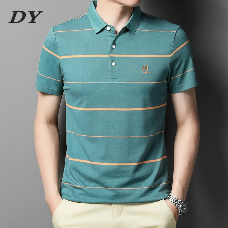 

DY 2022 Mens Fashions Top Quality Summer Designer Brand Tops Classic Elastane T Shirts Short Sleeve Men Clothes Casual Clothing