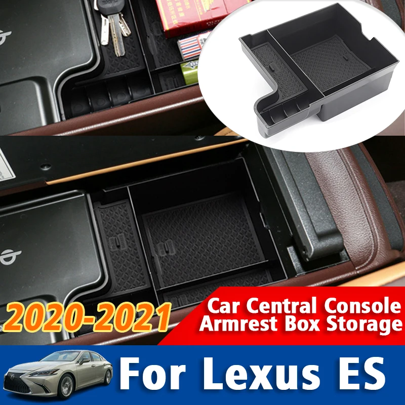 

For Lexus ES ES200 ES260 ES300H 2020 2021 Car Center Console Armrest Storage Box Organizer Tray Interior Accessories