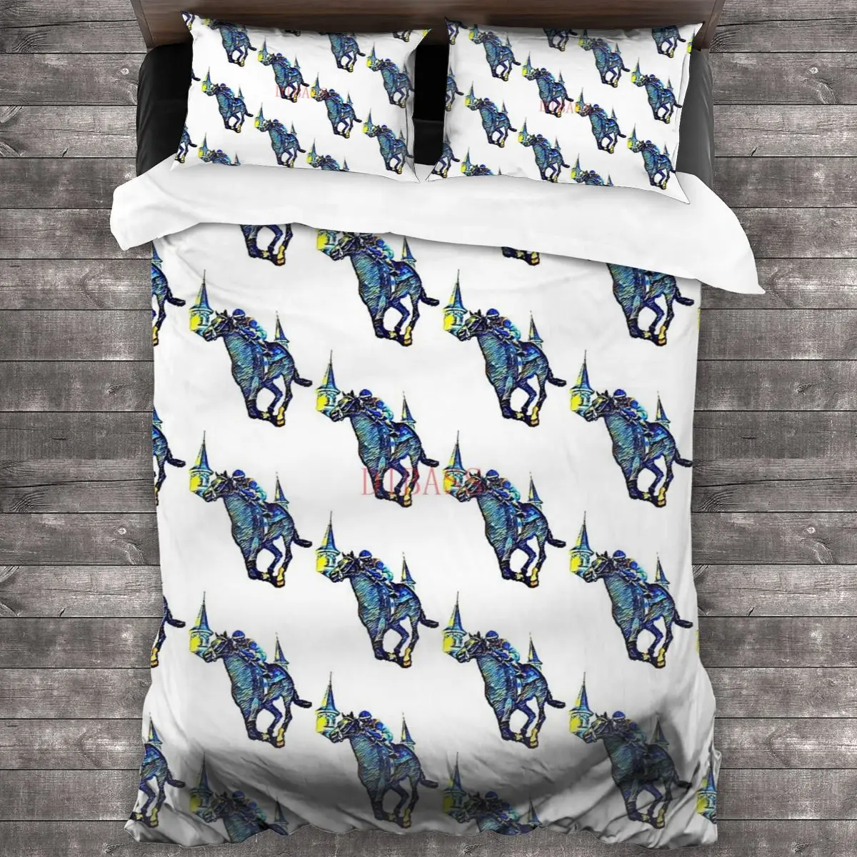 

Это время дерби почти Кентукки! Мягкая искусственная кожа с 2 наволочками, пододеяльник на молнии