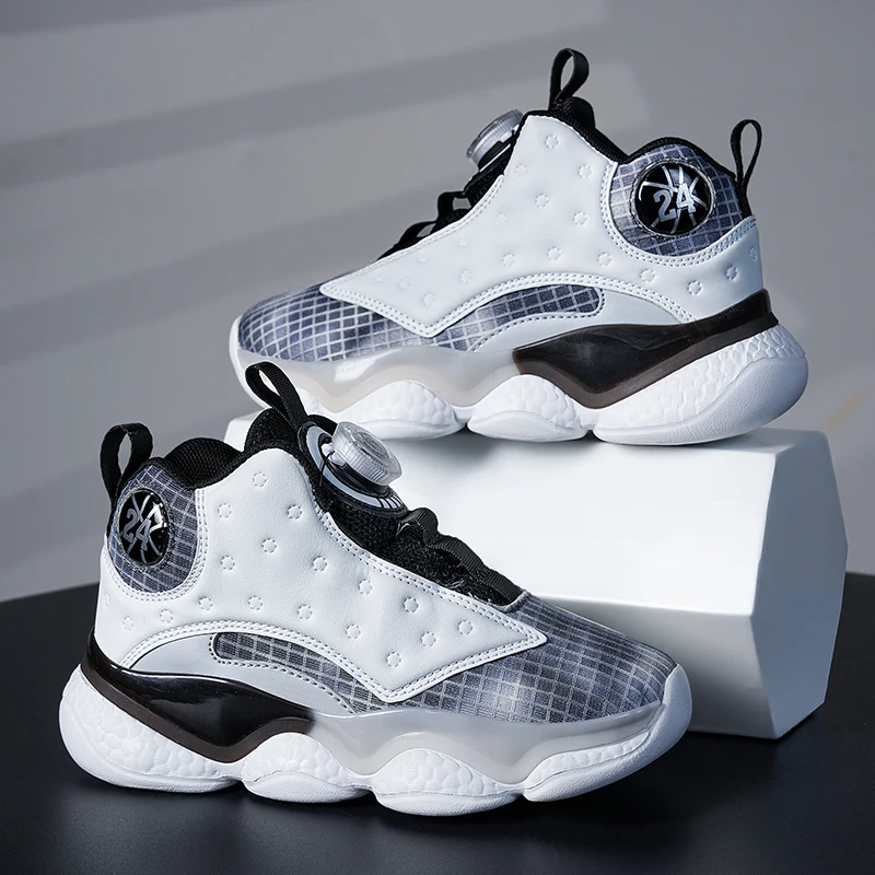 2023 Kids Sneakers Shoes Casual Fashion Boys Basketball Shoes Soft Non-slip Boys Outdoor Running Sport Kids Shoes Girls Sneakers